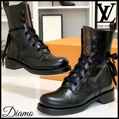 louis vuitton flat ranger boots|Louis Vuitton buckle boots.